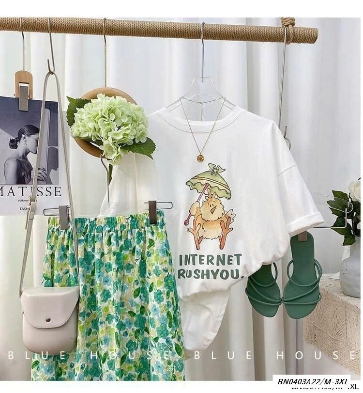 ÁO PHÔNG NỮ IN HÌNH KUTE