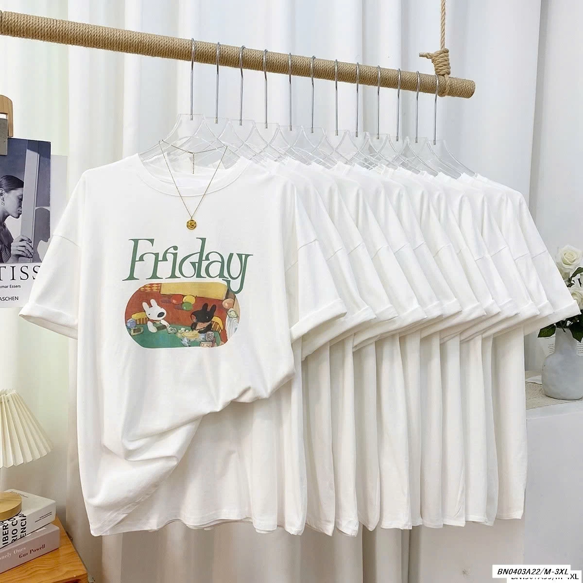 ÁO PHÔNG NỮ IN HÌNH KUTE