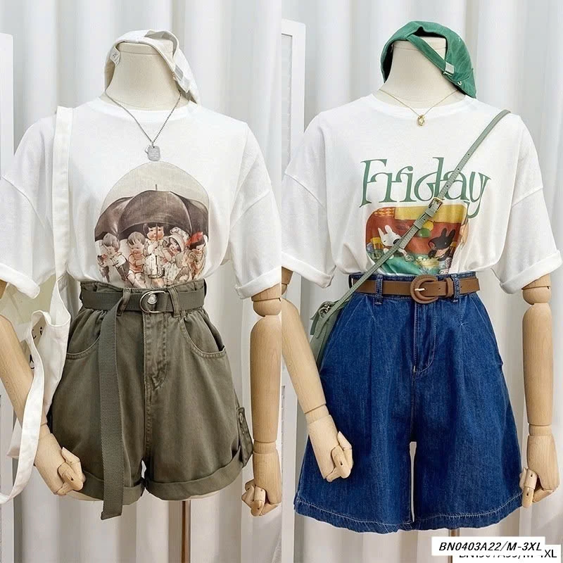 ÁO PHÔNG NỮ IN HÌNH KUTE