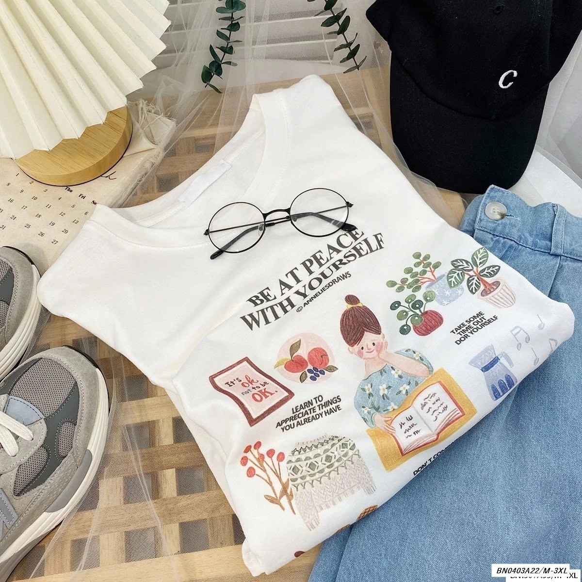 ÁO PHÔNG NỮ IN HÌNH KUTE