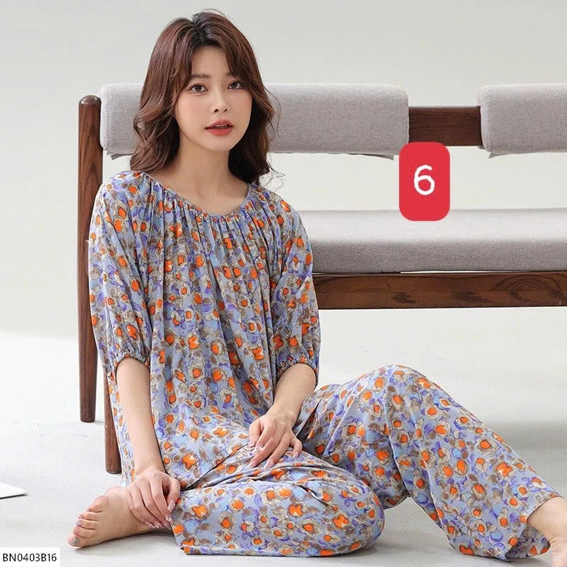 BỘ COTTON LANH LỤA NỮ MẶC NHÀ