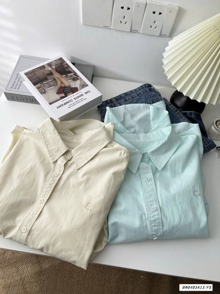 SƠ MI THÔ TRƠN MÀU KOREA