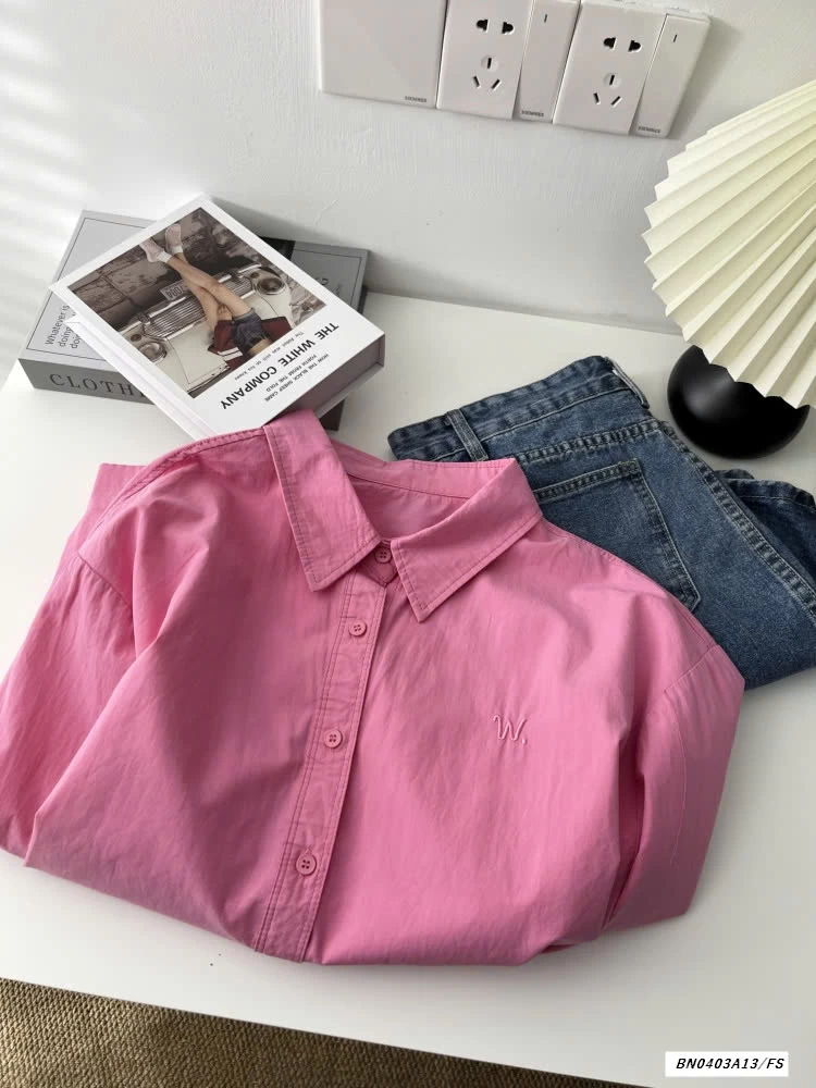 SƠ MI THÔ TRƠN MÀU KOREA