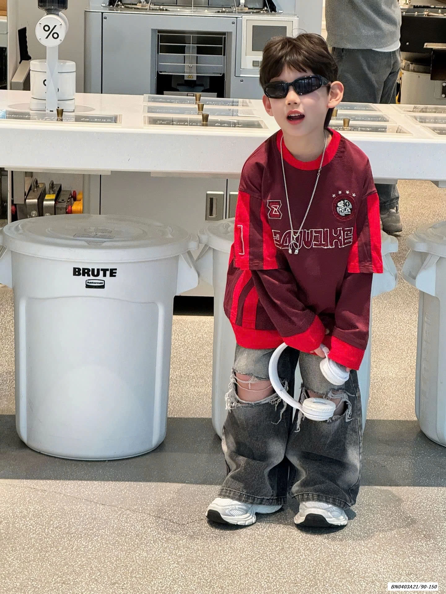 ÁO THUN GIẢ 2 LỚP ĐỎ