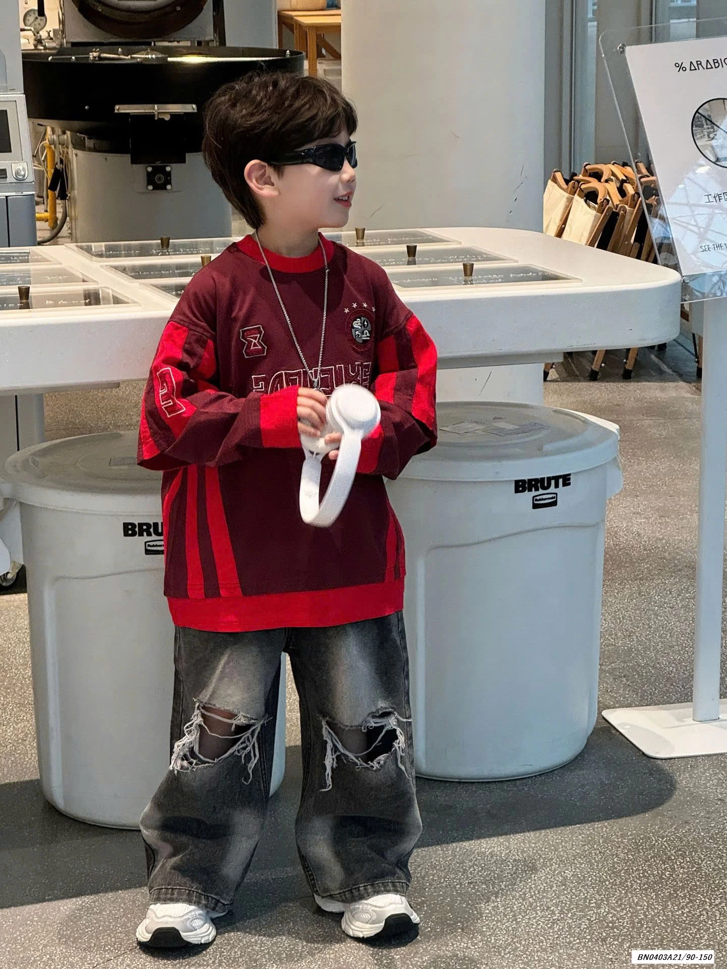 ÁO THUN GIẢ 2 LỚP ĐỎ