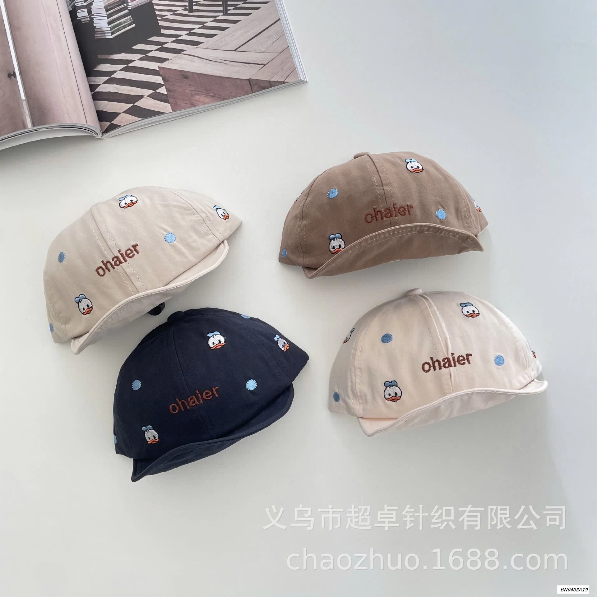 MŨ KẾT THÊU VỊT DONAL