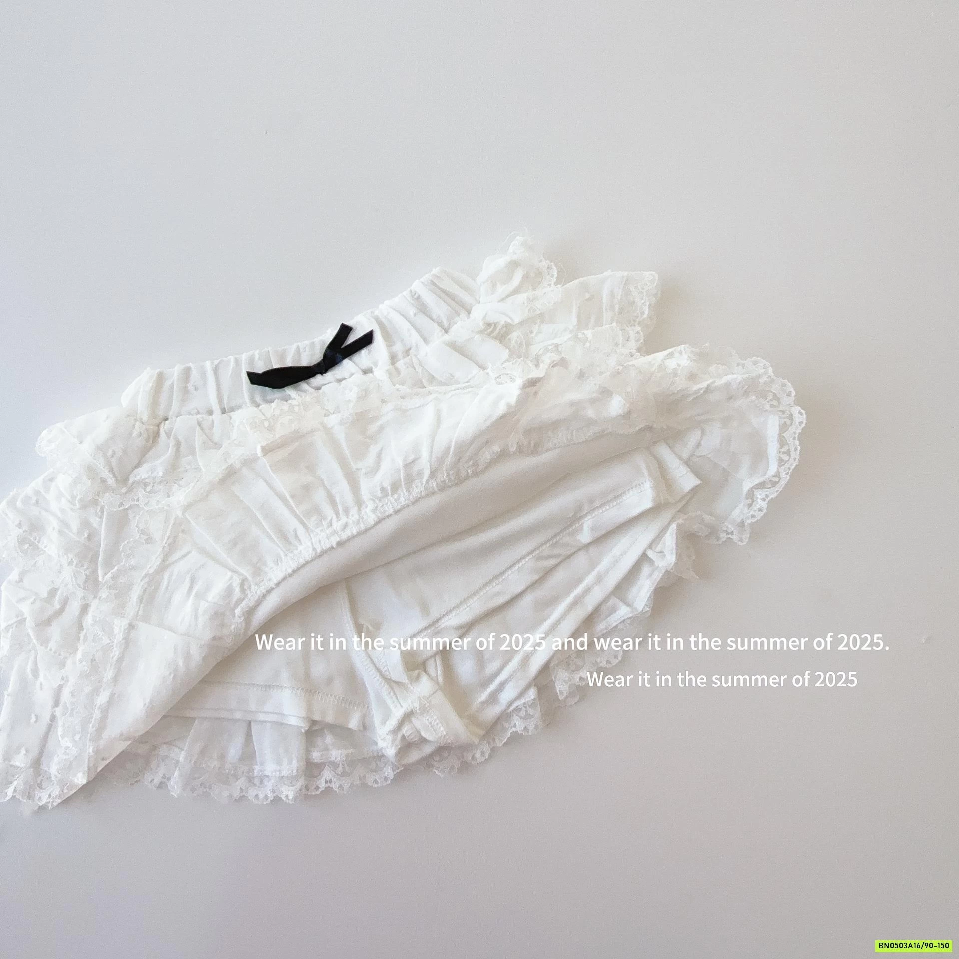 CHÂN VÁY VOA XẾP TẦNG T&QKIDS