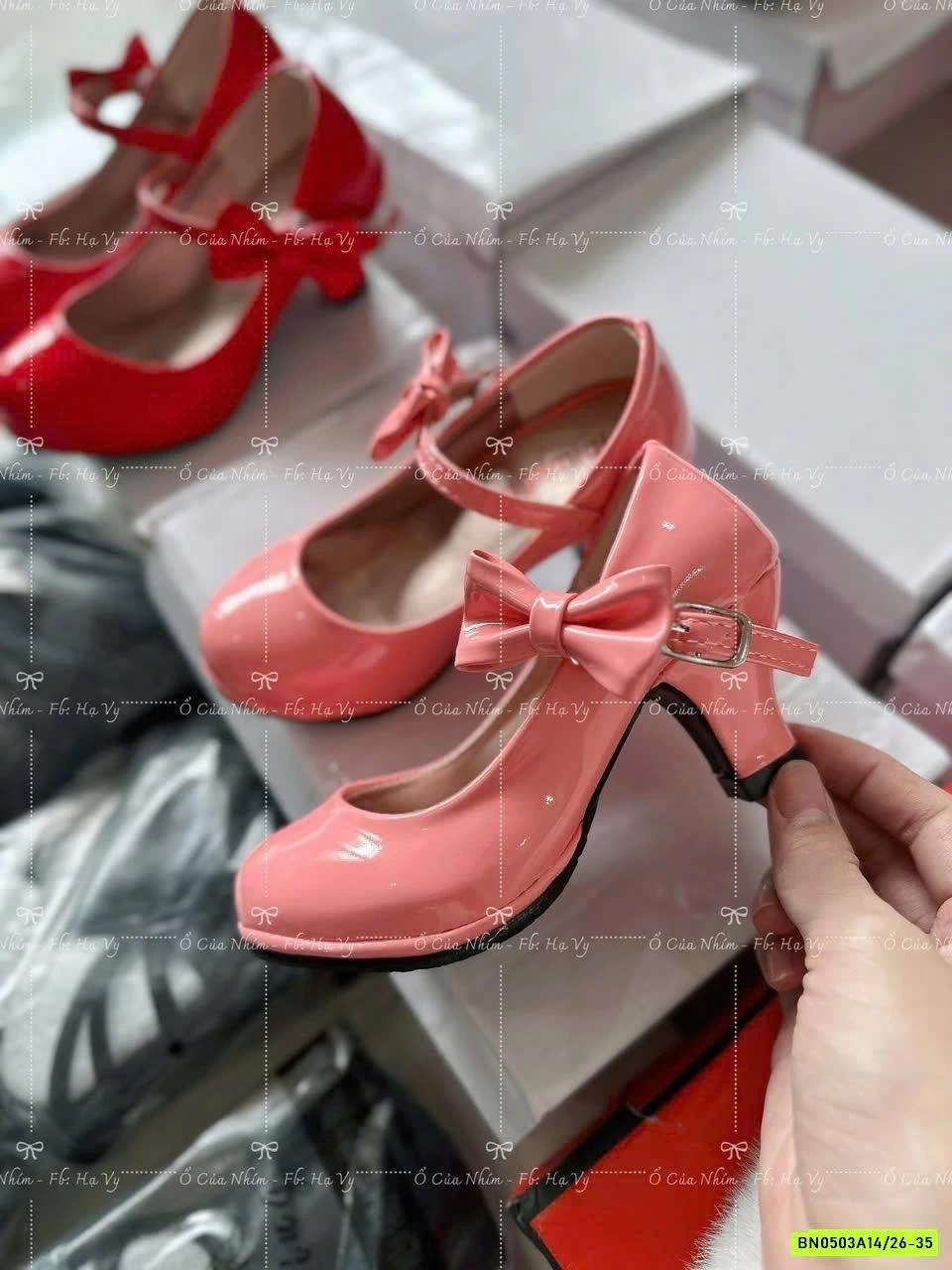 GIÀY BÓNG CAO GÓT GẮN NƠ