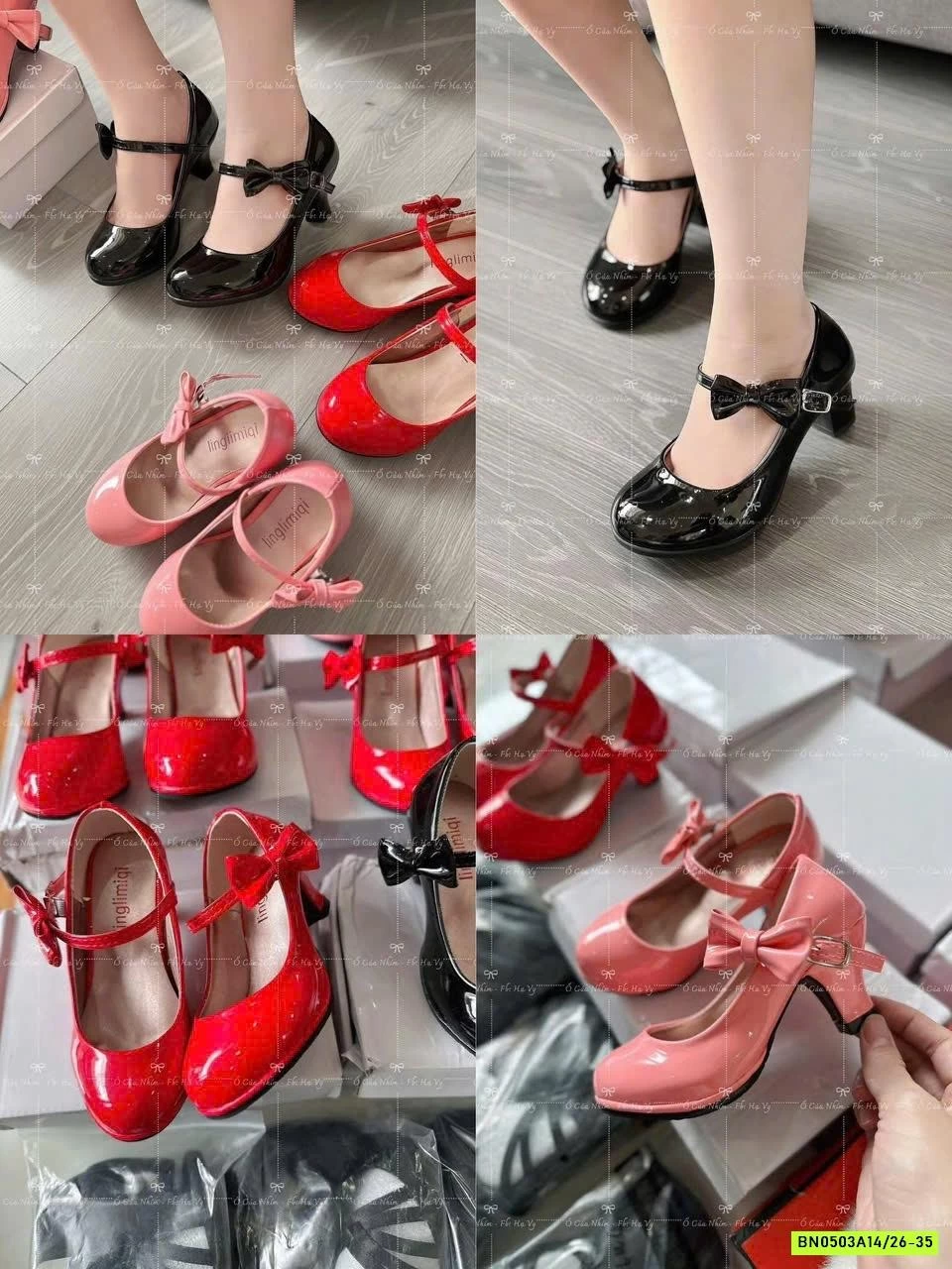 GIÀY BÓNG CAO GÓT GẮN NƠ