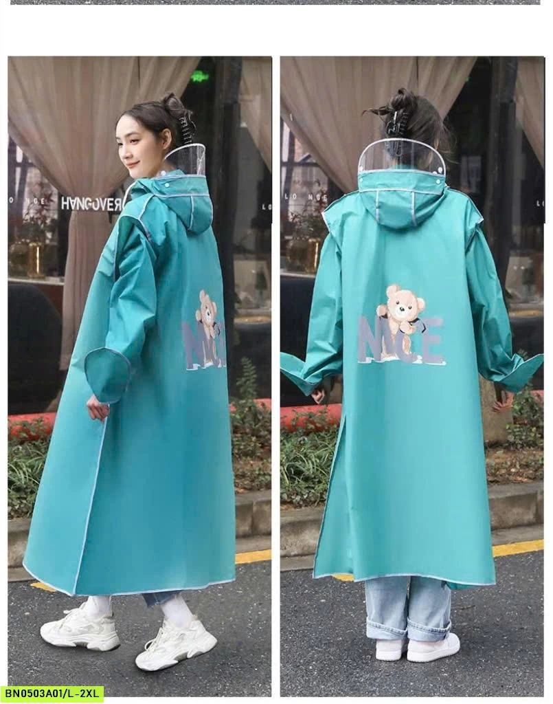 ÁO MƯA THỜI TRANG GẤU NICE