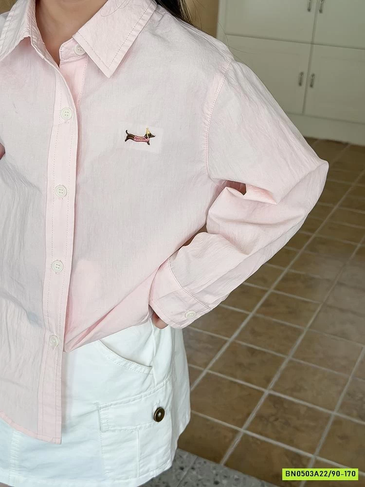 SƠ MI THÊU LOGO NGỰA 26A045 AMBB