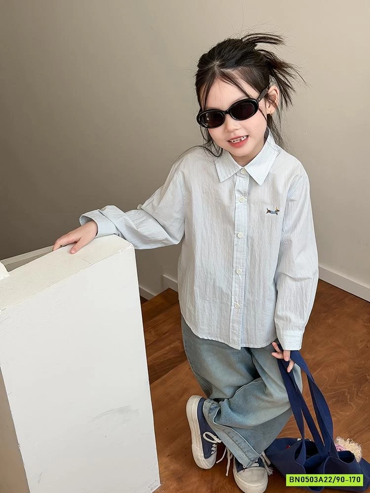 SƠ MI THÊU LOGO NGỰA 26A045 AMBB