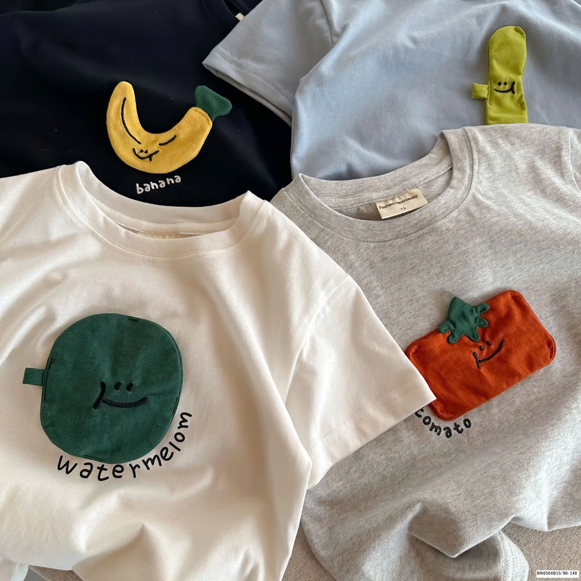 ÁO THUN HOA QUẢ 3D