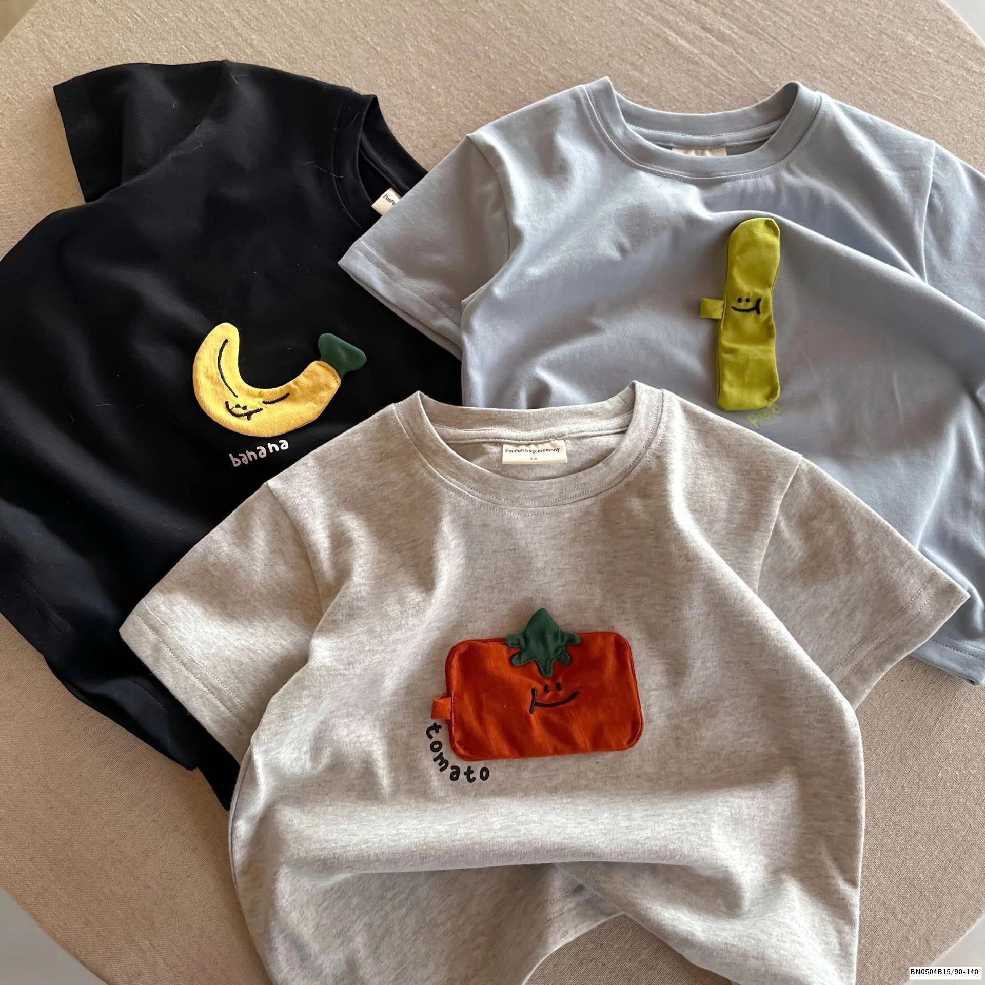 ÁO THUN HOA QUẢ 3D