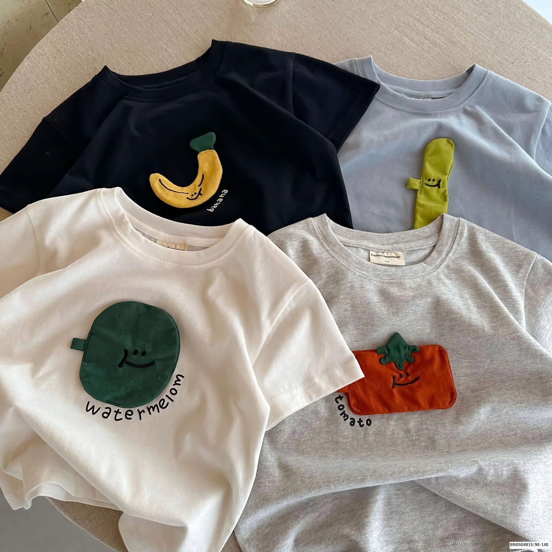 ÁO THUN HOA QUẢ 3D