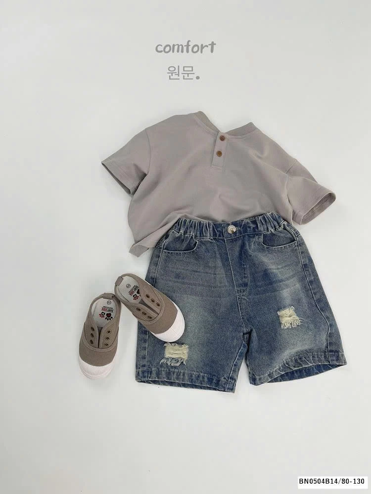 ÁO THUN CÚC CỔ HÀN QUỐC