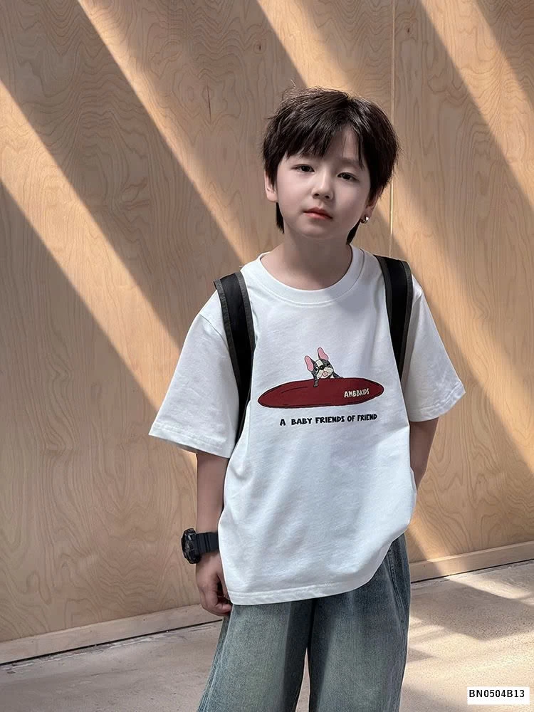 BST áo phông cún  AMBB bé trai 25B146