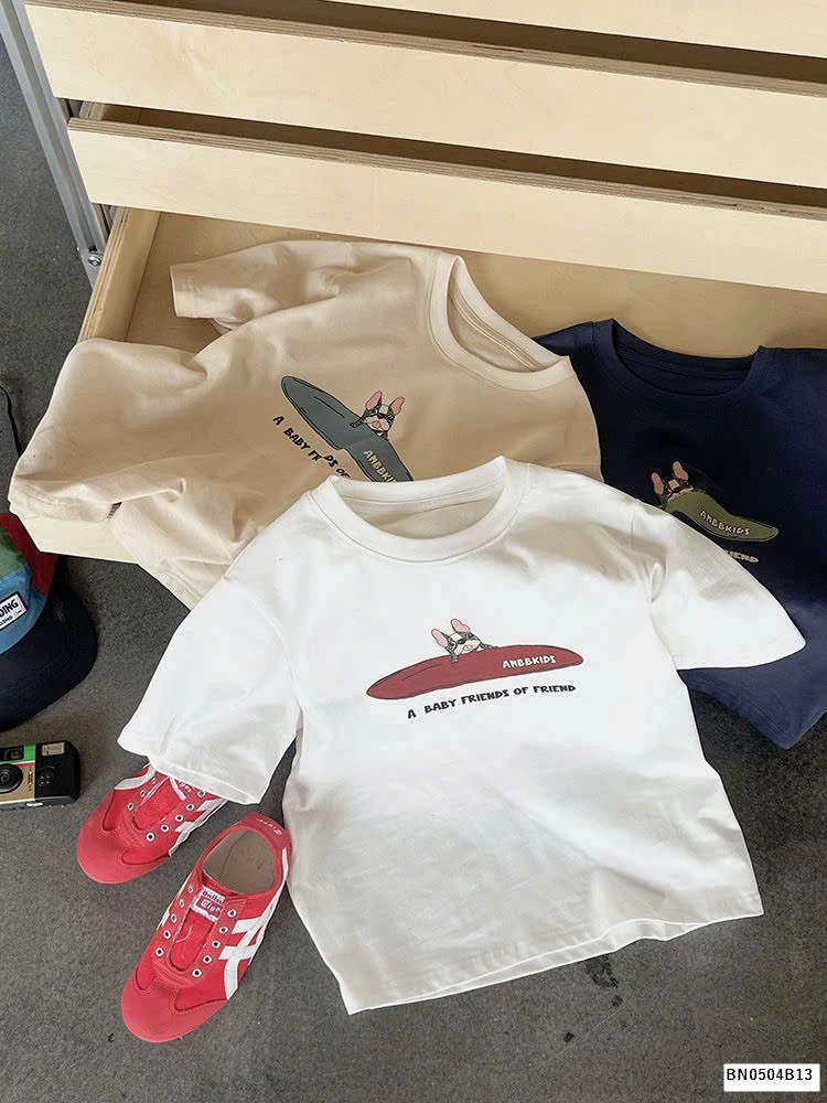 BST áo phông cún  AMBB bé trai 25B146