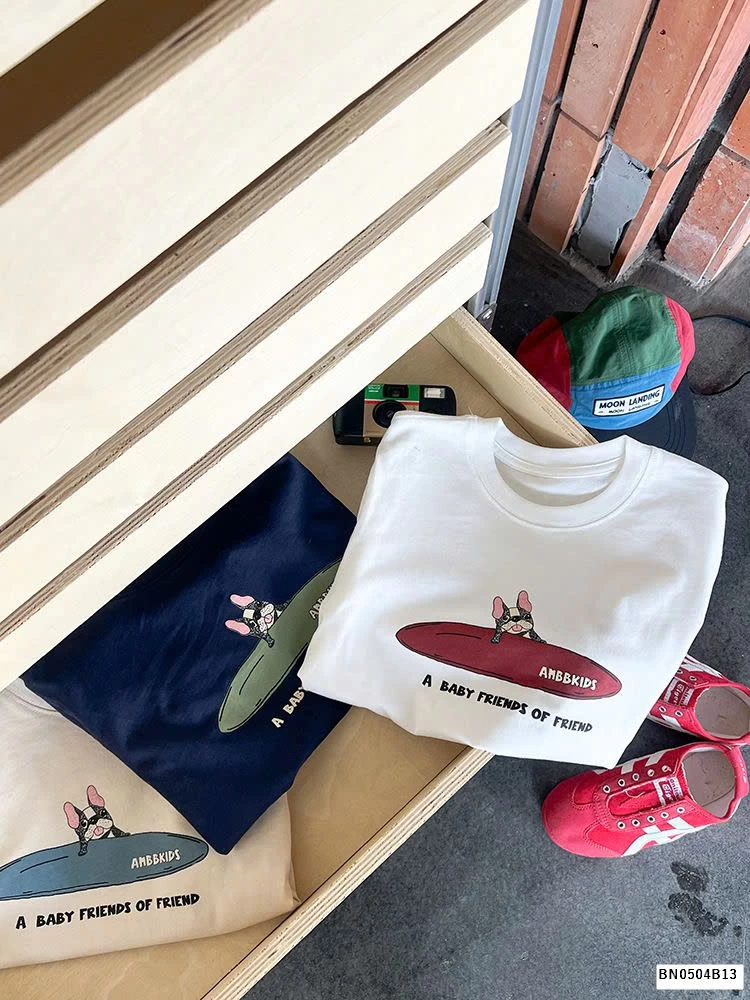 BST áo phông cún  AMBB bé trai 25B146