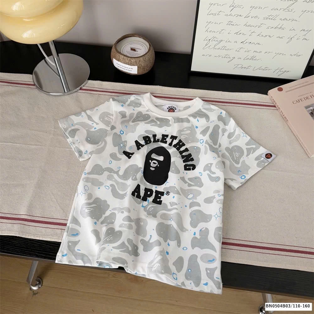 ÁO CỘC TAY HỌA TIẾT LOANG MÀU