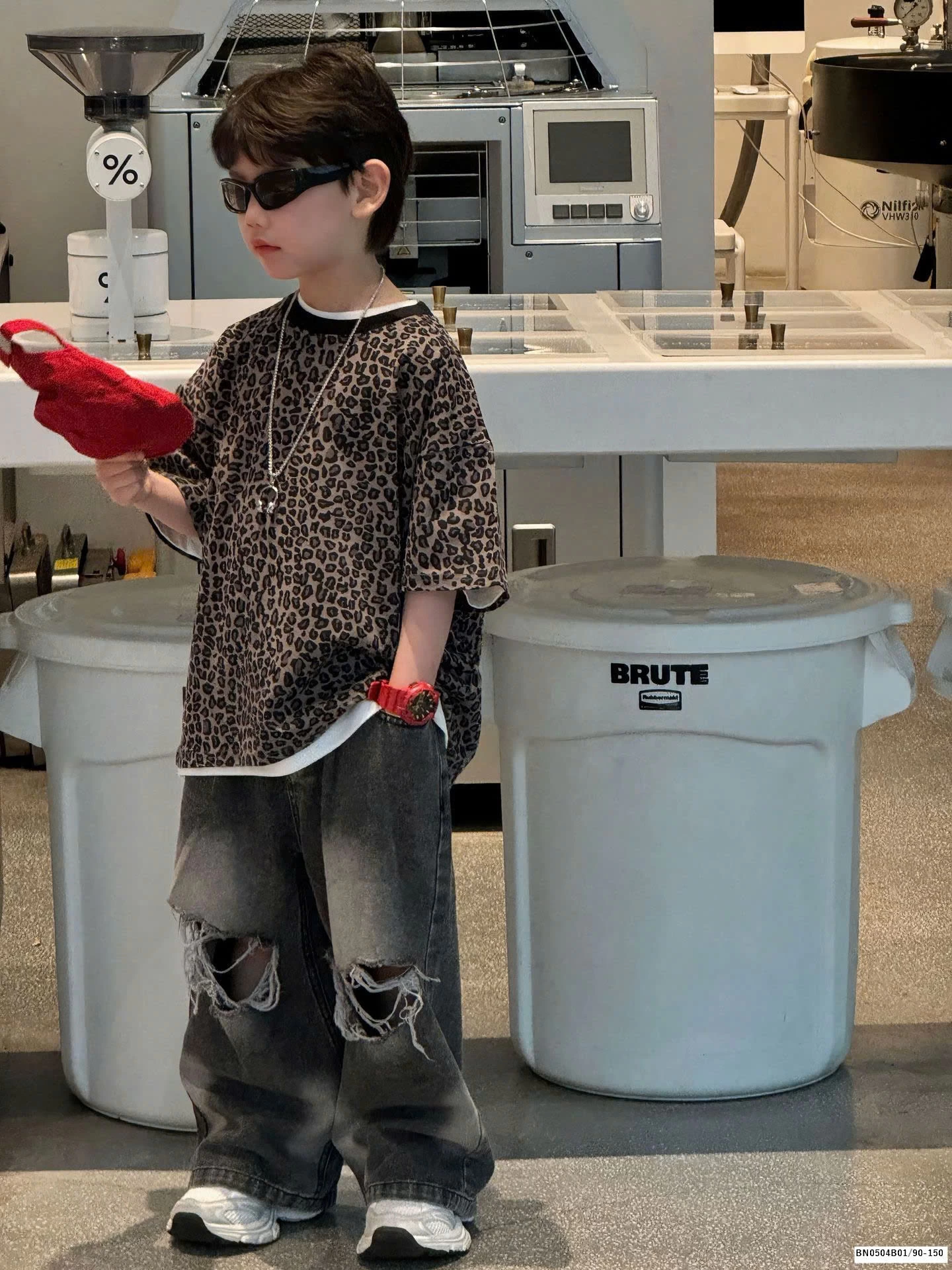 ÁO THUN DA BEO NHÍ