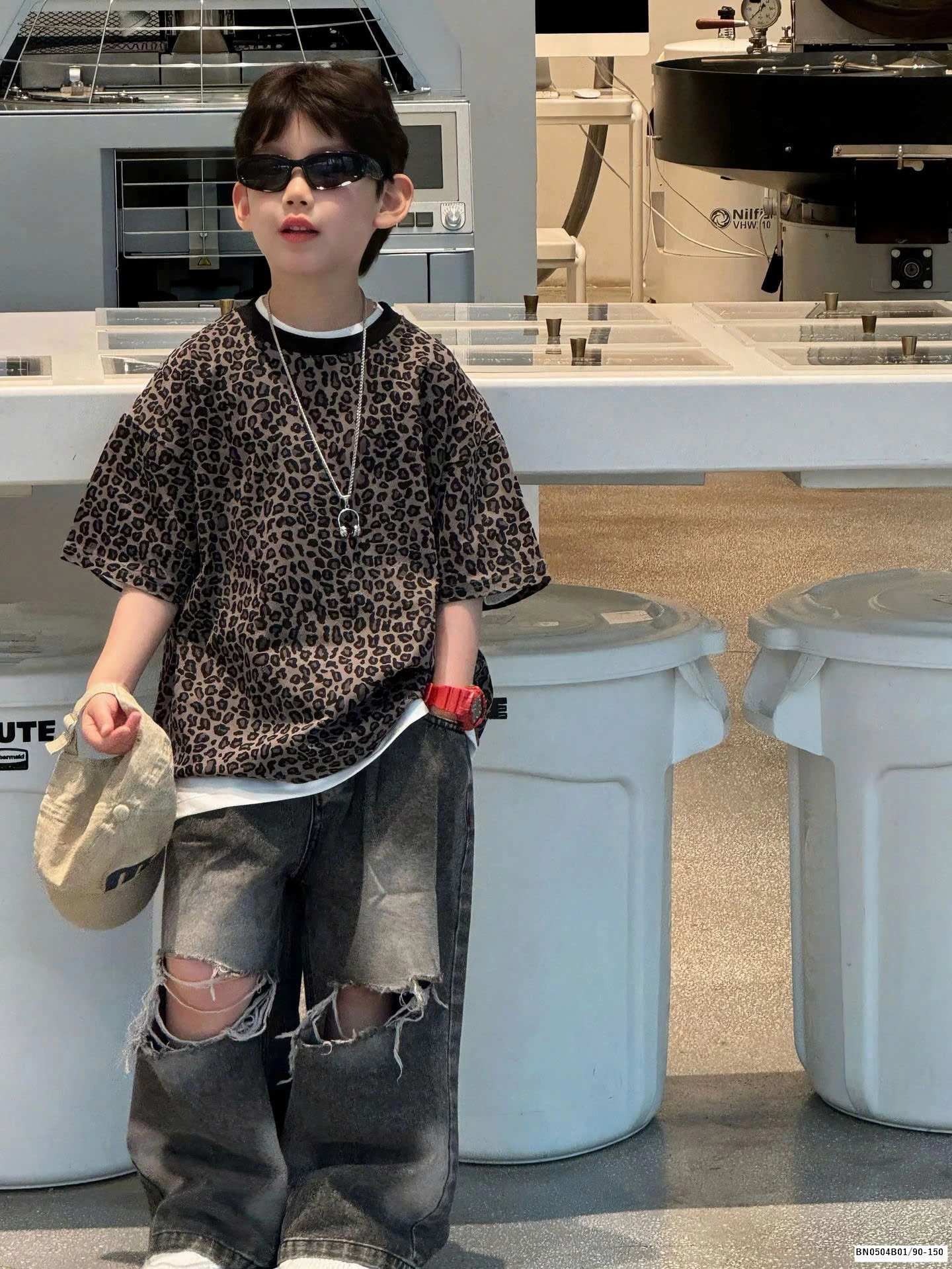 ÁO THUN DA BEO NHÍ