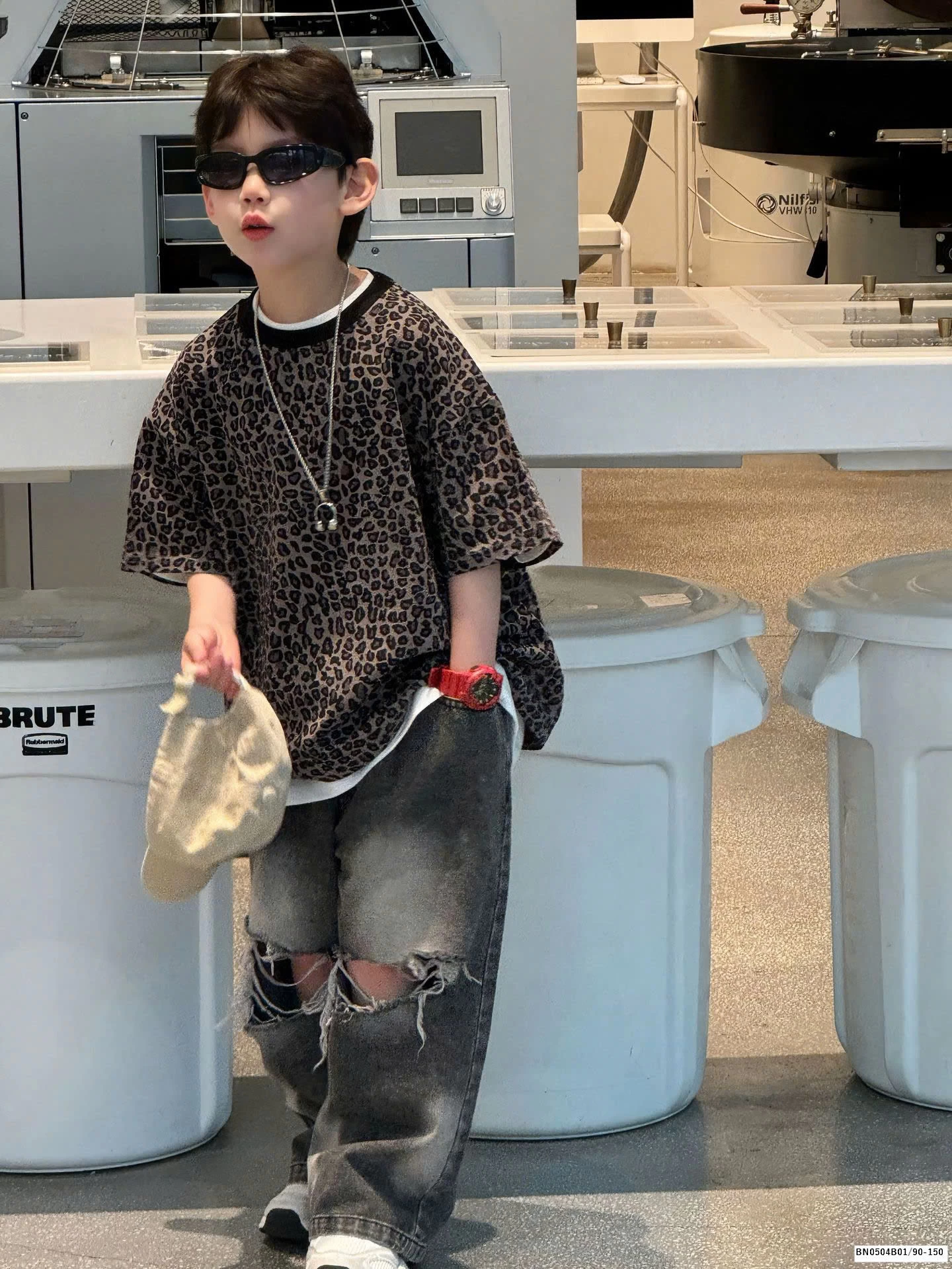 ÁO THUN DA BEO NHÍ