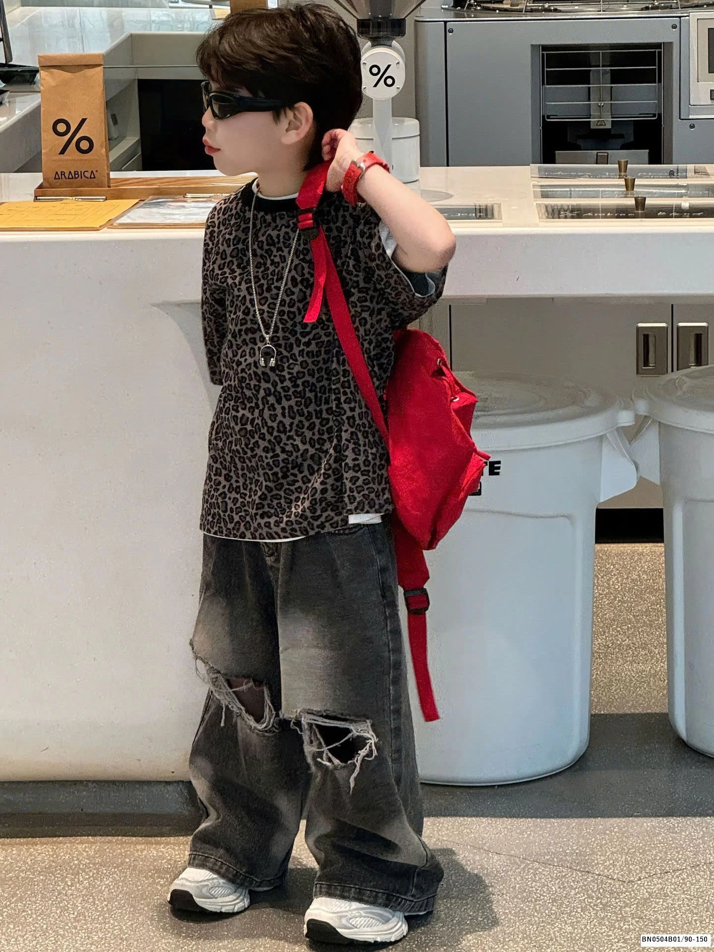 ÁO THUN DA BEO NHÍ