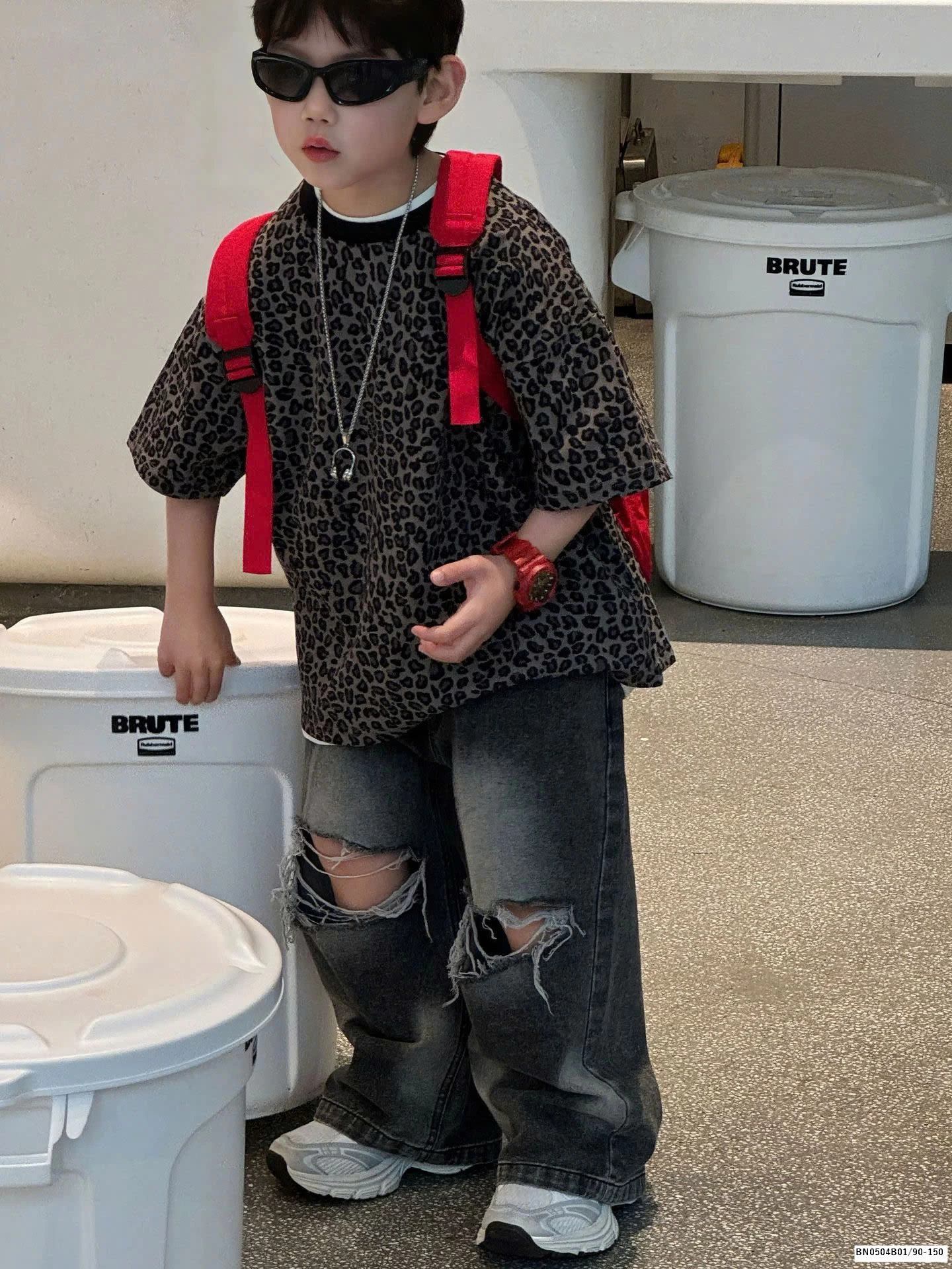 ÁO THUN DA BEO NHÍ