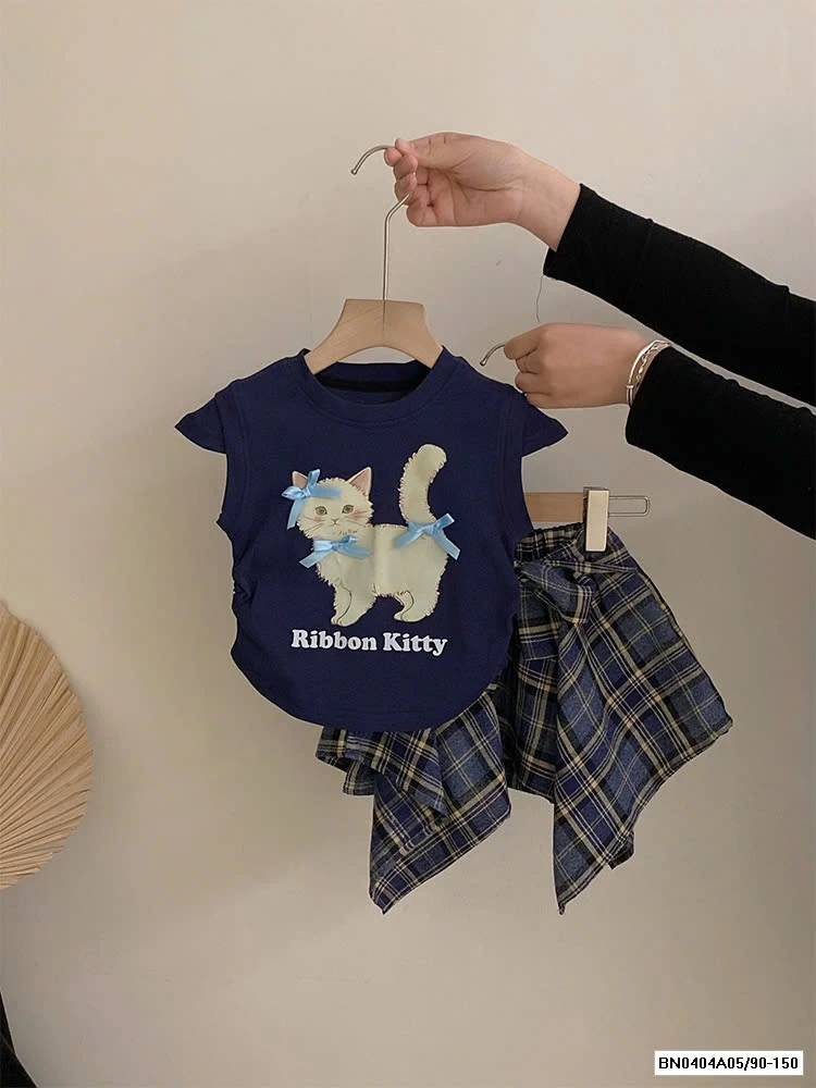 ÁO THUN MÈO MIX CV CARO