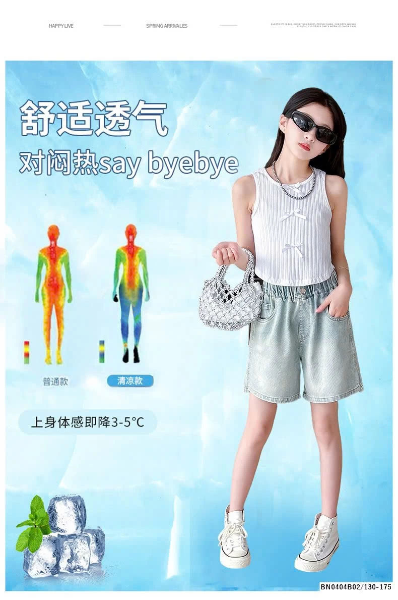 QUẦN SHORT JEAN BÉ GÁI SZ ĐẠI