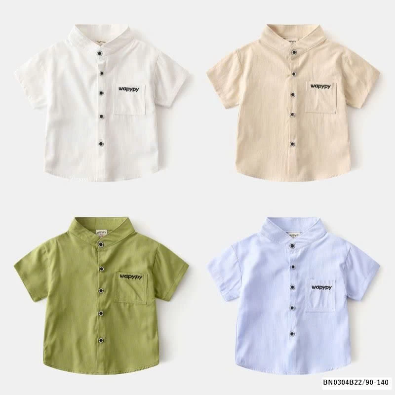 ÁO SƠ MI CỔ TÀU WAPPY