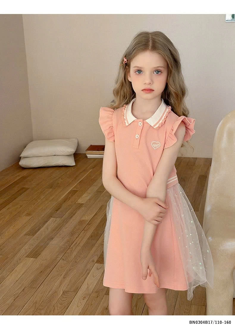 VÁY COTTON CÁNH TIÊN PHỐI VOAN