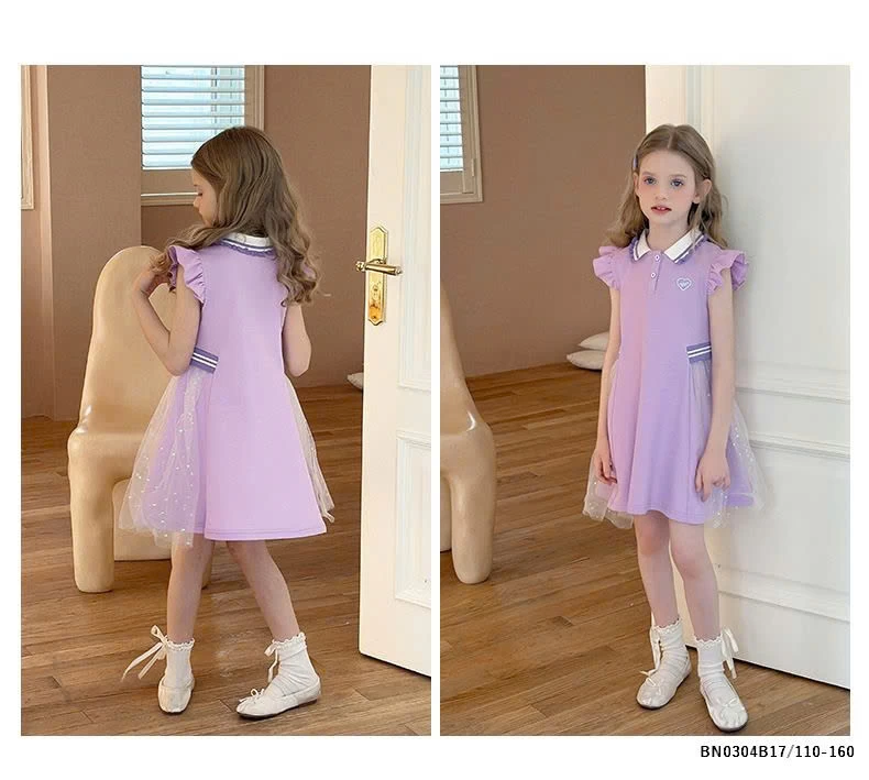 VÁY COTTON CÁNH TIÊN PHỐI VOAN