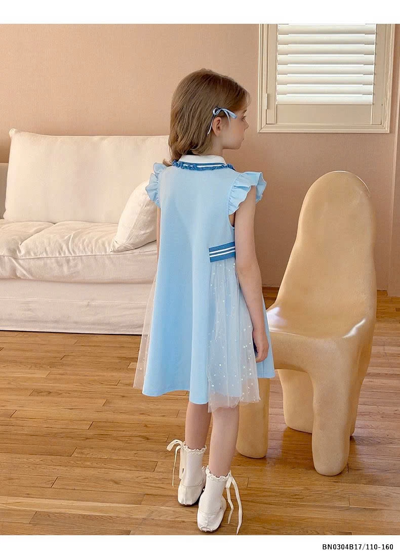 VÁY COTTON CÁNH TIÊN PHỐI VOAN