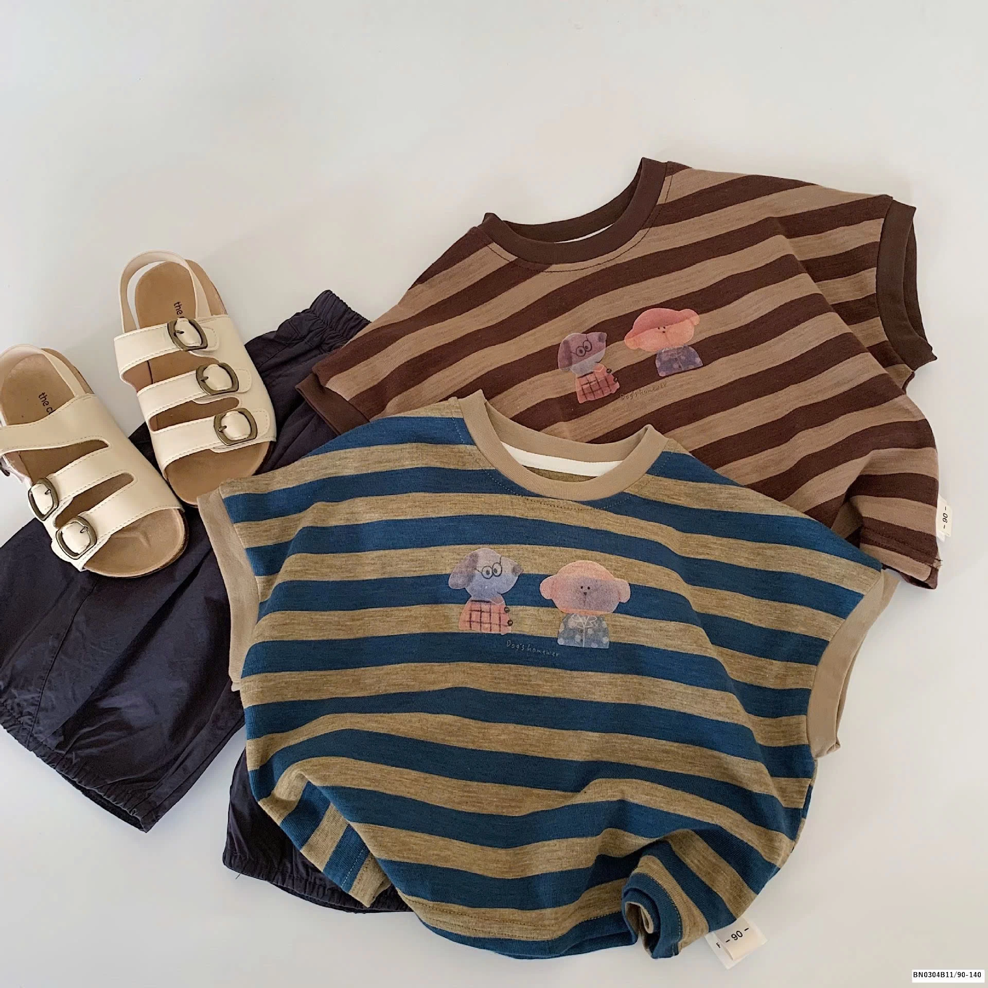 ÁO SÁT NÁCH KẺ NGANG XUẤT HÀN NGỘ NGHĨNH