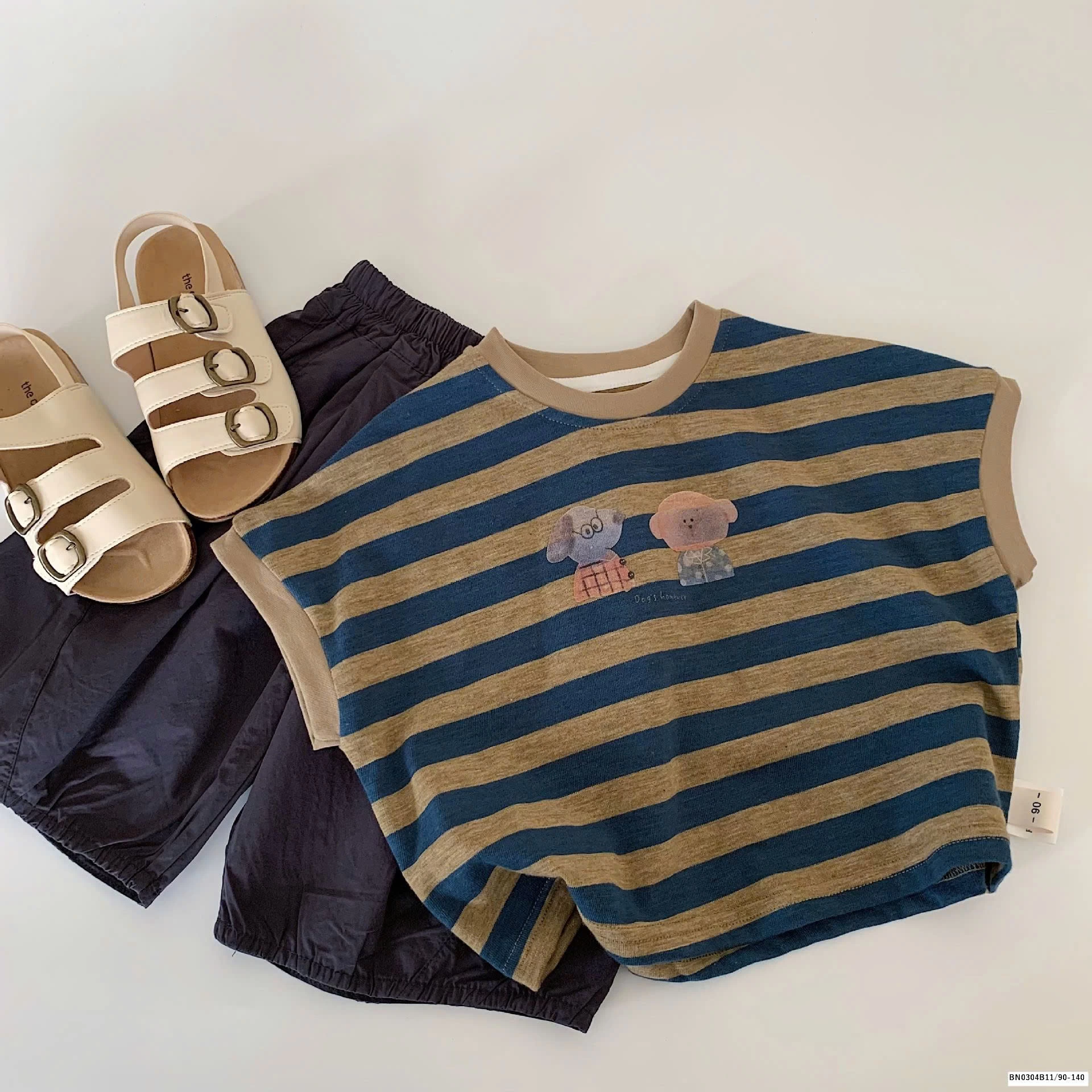 ÁO SÁT NÁCH KẺ NGANG XUẤT HÀN NGỘ NGHĨNH