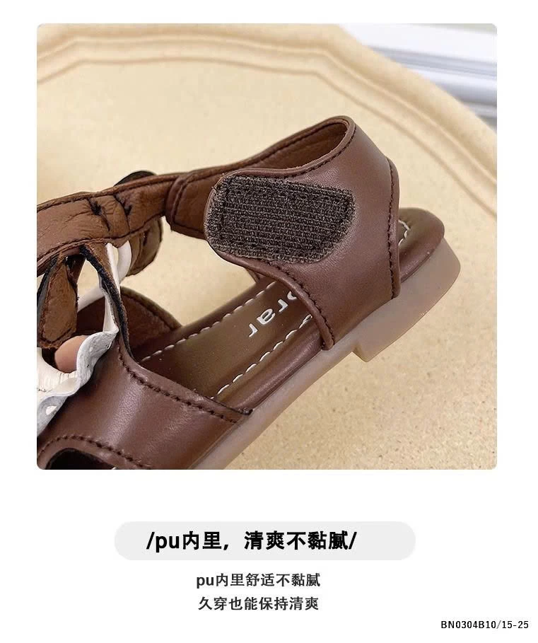 Sandal rọ tập đi bé gái