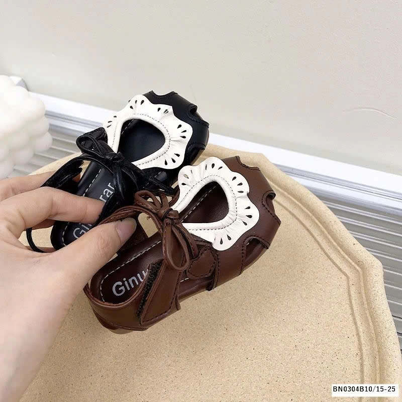 Sandal rọ tập đi bé gái
