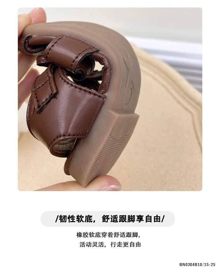 Sandal rọ tập đi bé gái