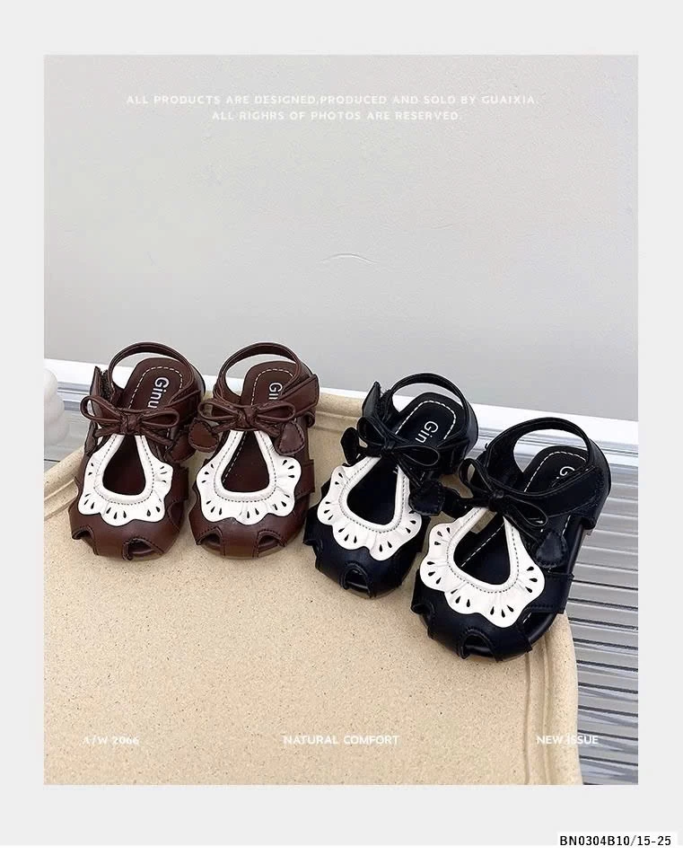 Sandal rọ tập đi bé gái