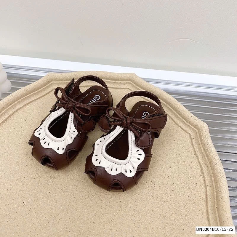 Sandal rọ tập đi bé gái