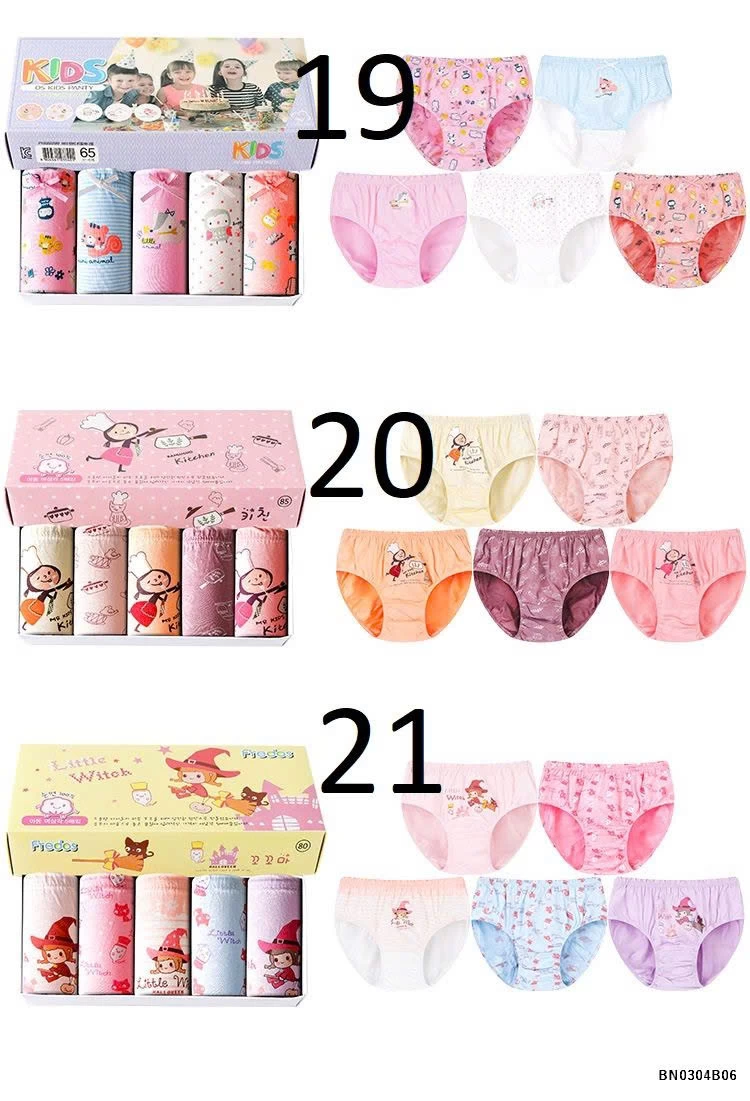 BOX 5 CHIP COTTON TAM GIÁC BÉ GÁI