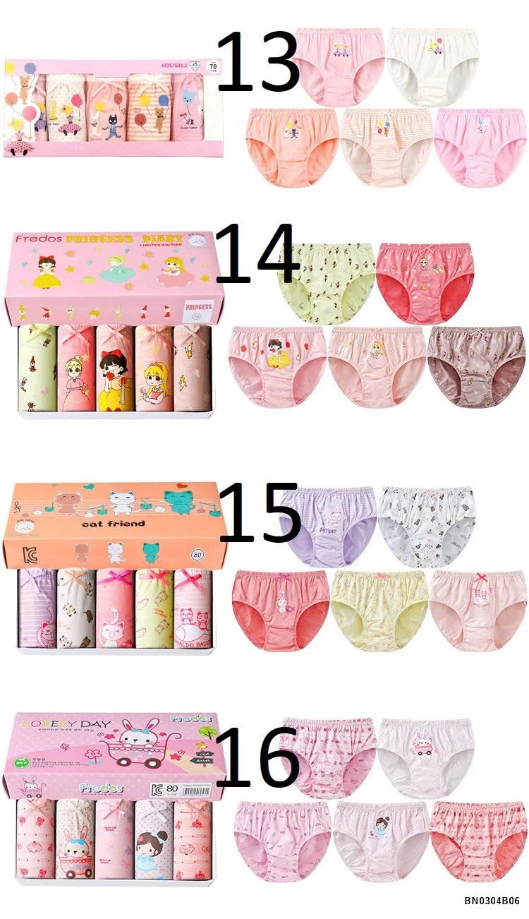 BOX 5 CHIP COTTON TAM GIÁC BÉ GÁI