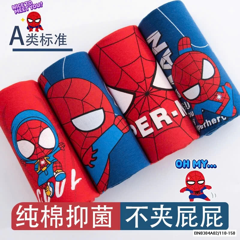 SÉT 4 CHÍP ĐÙI SPIDERMAN