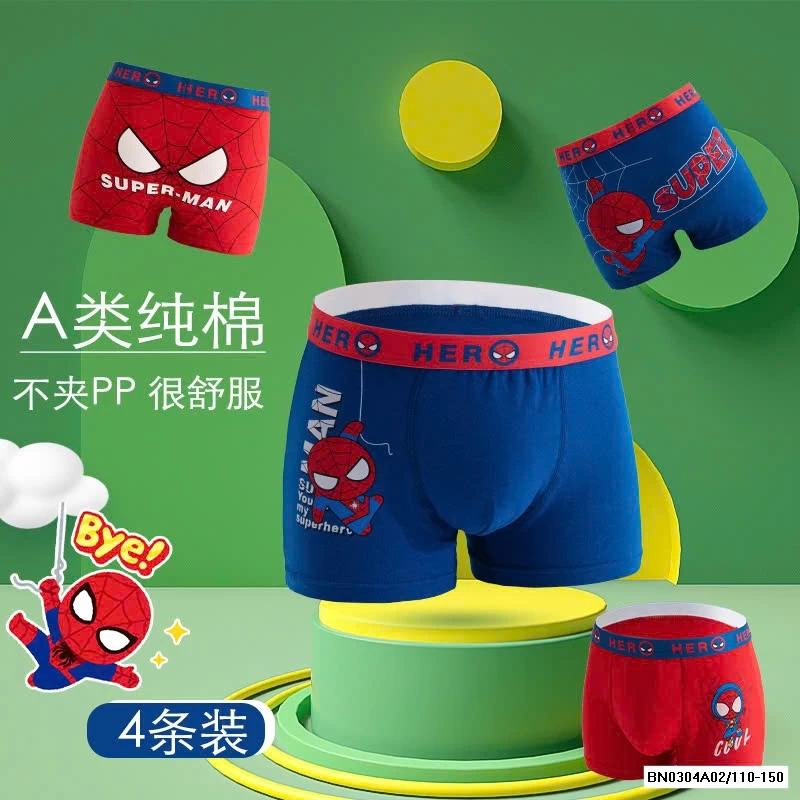 SÉT 4 CHÍP ĐÙI SPIDERMAN