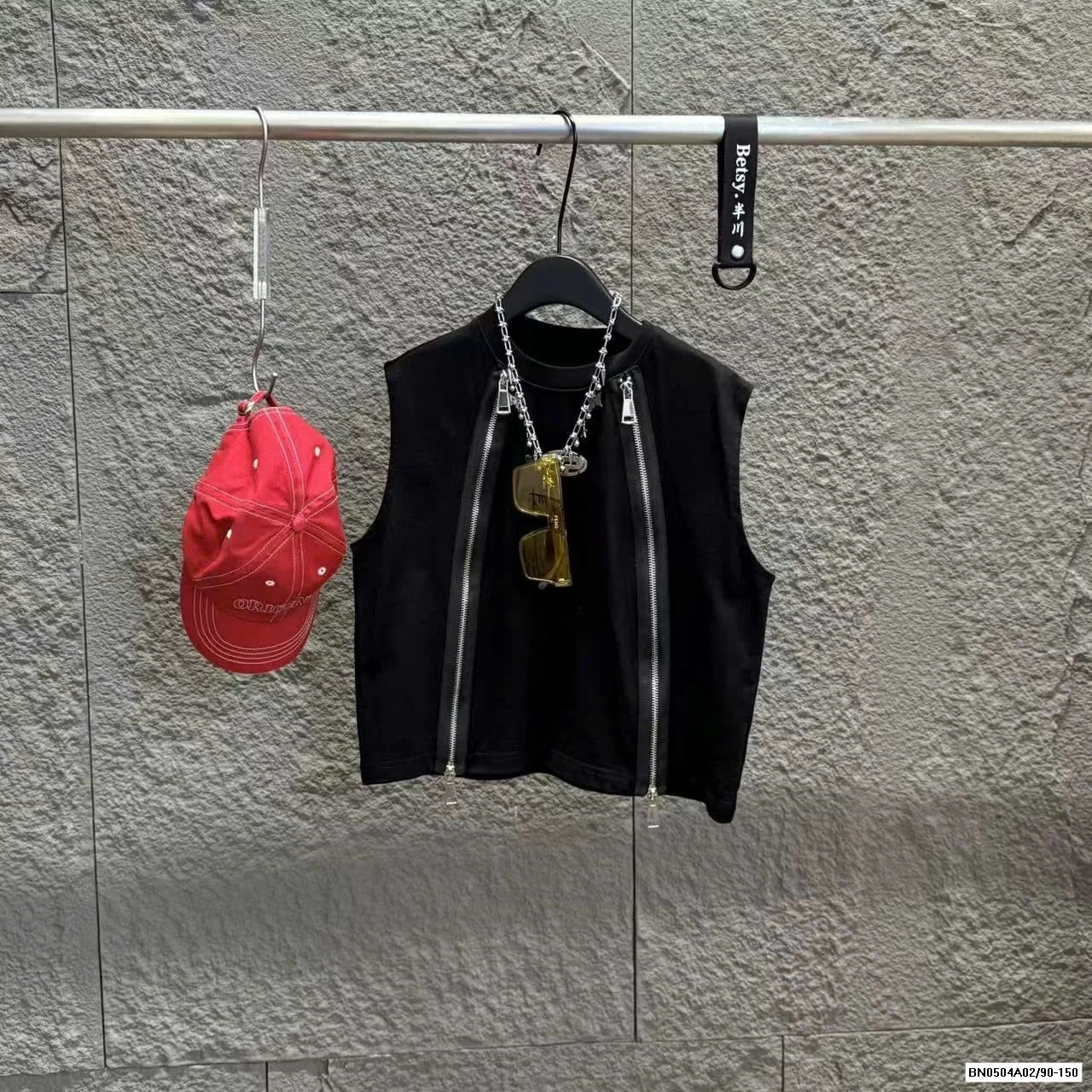 ÁO SÁT NÁCH KHÓA KÉO