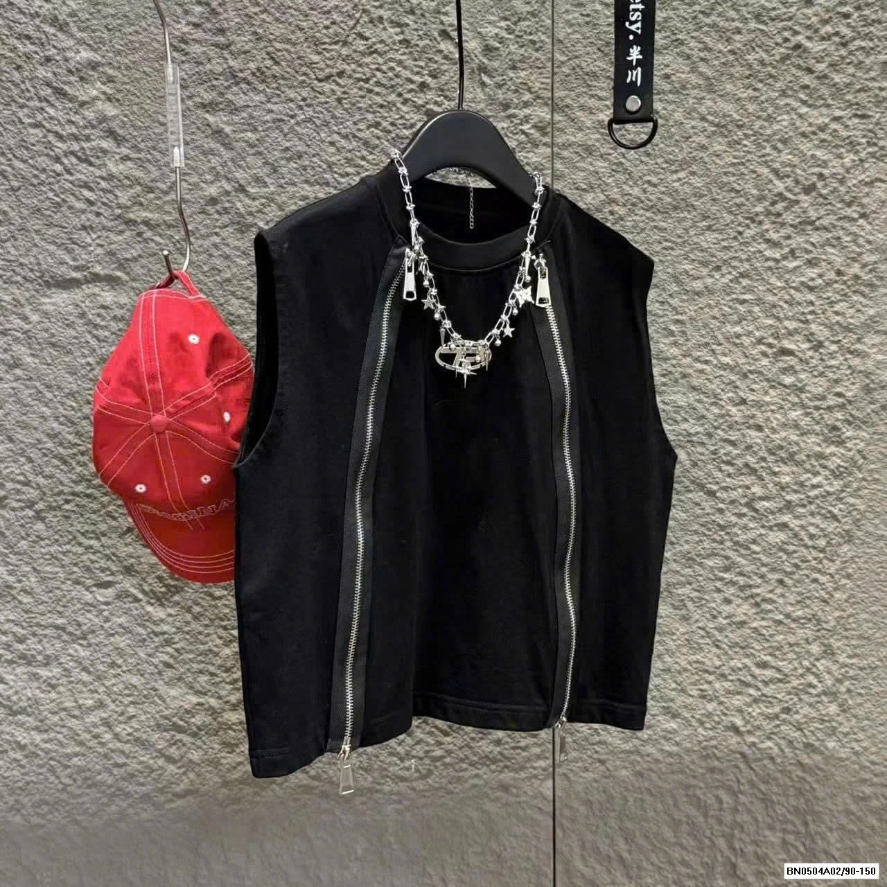 ÁO SÁT NÁCH KHÓA KÉO