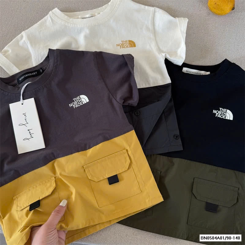 ÁO THUN PHỐI 2 MÀU MMY