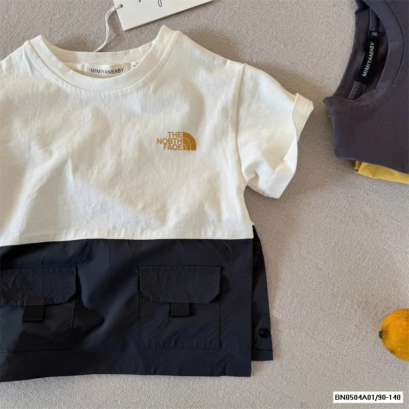 ÁO THUN PHỐI 2 MÀU MMY